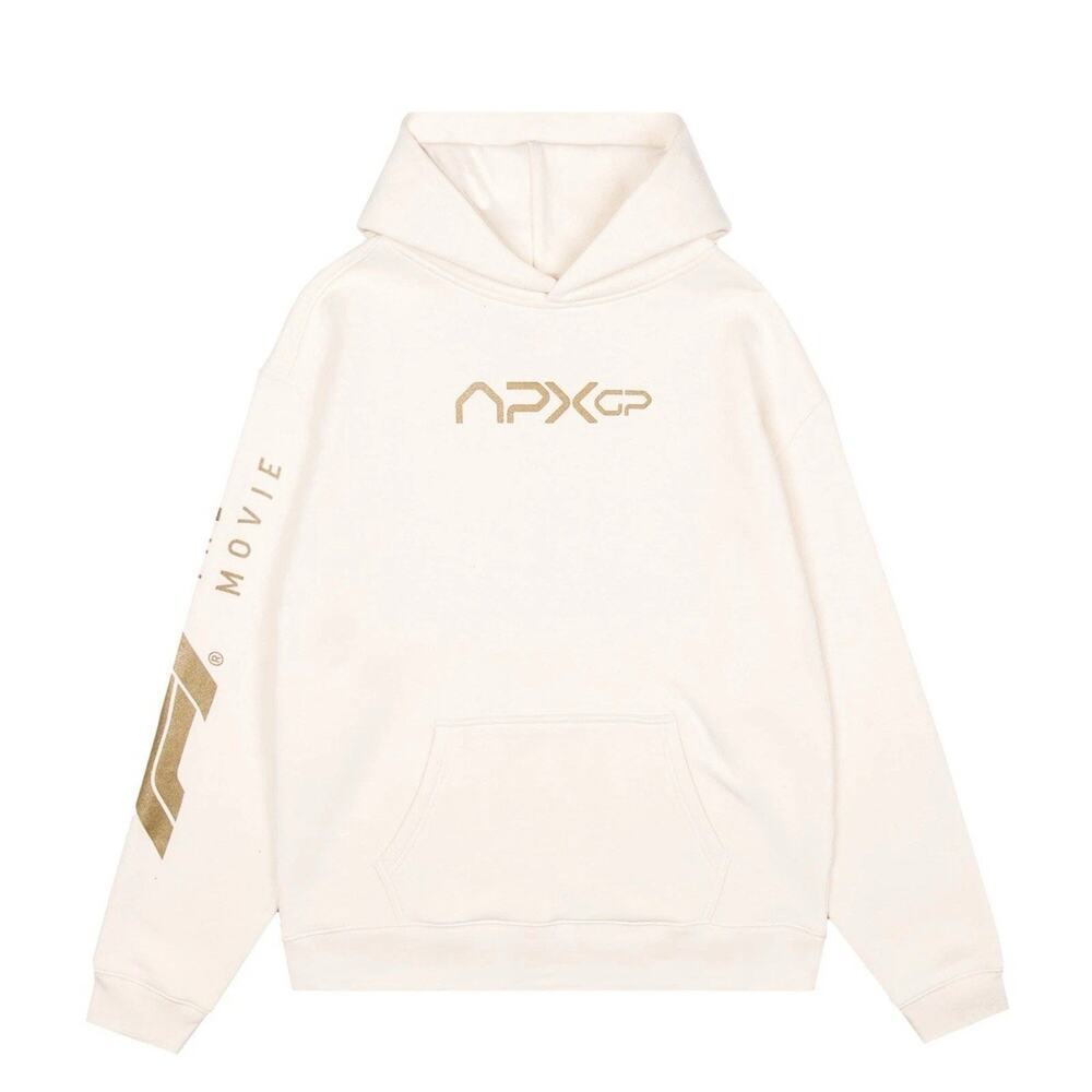 Formula 1 Movie APXGP Team Hoodie - Ivory White Small
